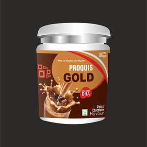 Proquis Gold Pow Chocolate 3D